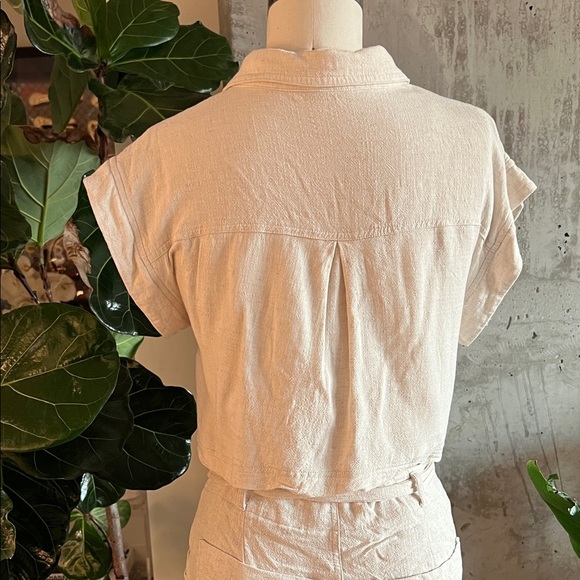 JLUXLABEL Cream Short-Sleeve Short Set - Picture 4 of 7